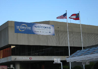 Entry to the Georgia World Congress Center