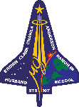 sts-107 mission patch